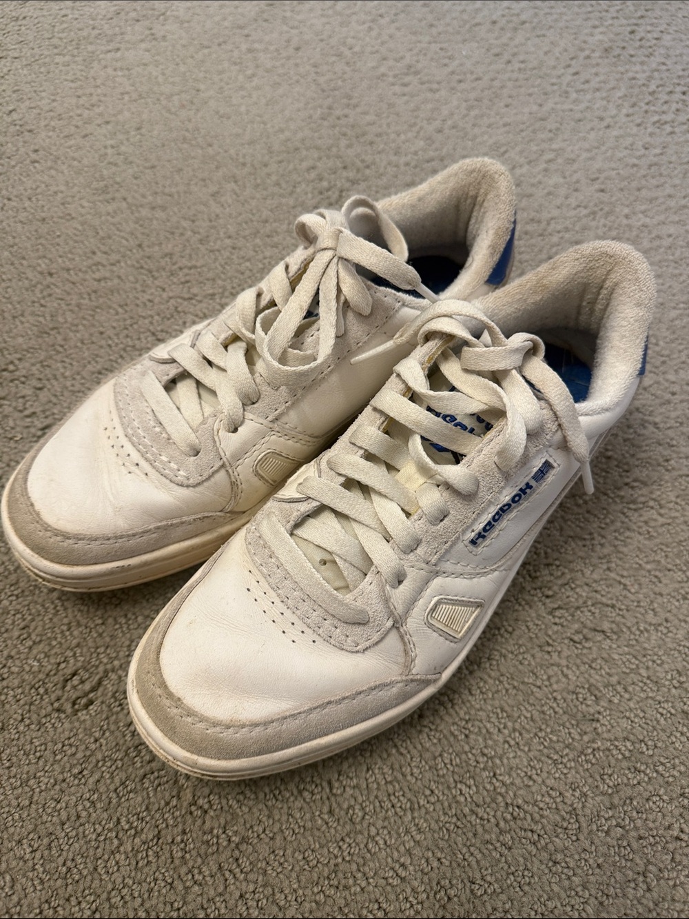 Reebok Dark Blue Shoe Box with White Logo